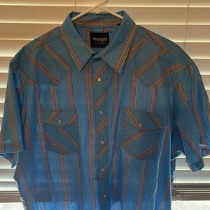 Mens Wrangler Xl Pearl Snap